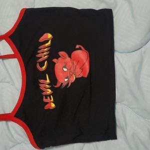 Devil tank top, xs, cute